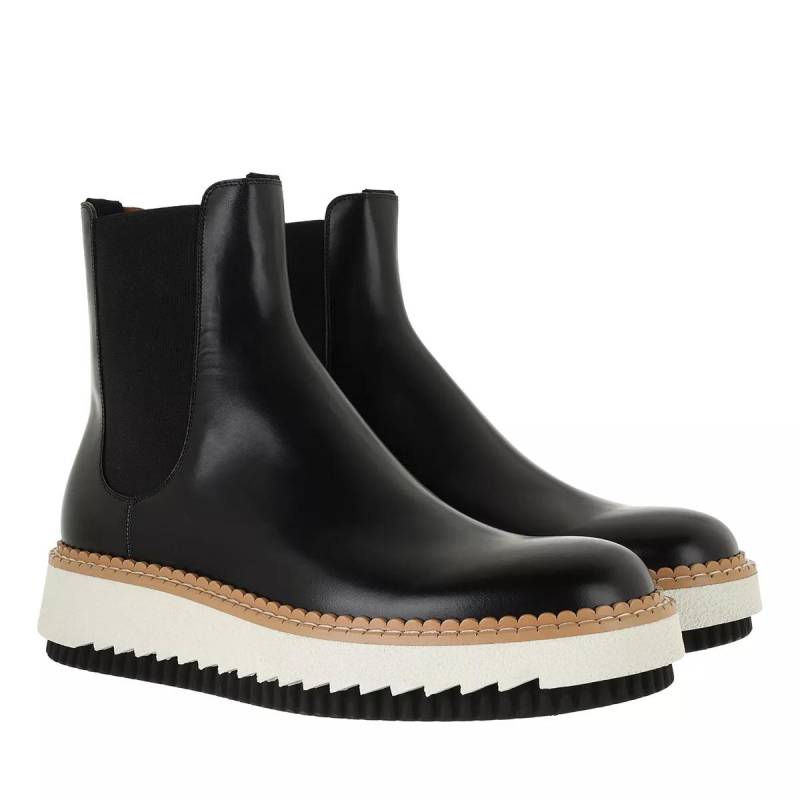 Chloé Stiefel & Boots - Kurtys Flat Chelsea Boots - Gr. 38 (EU) - in Schwarz - für Damen von Chloé