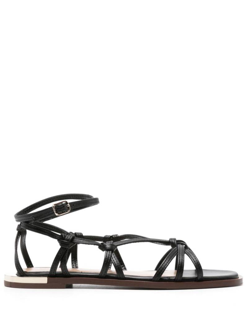 Chloé Uma knotted leather sandals - Black von Chloé