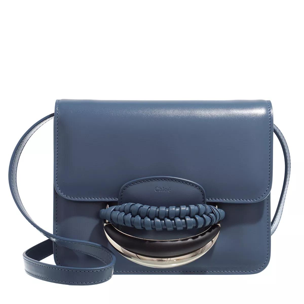 Chloé Umhängetasche - Kattie Crossbody Bag - Gr. unisize - in Blau - für Damen von Chloé