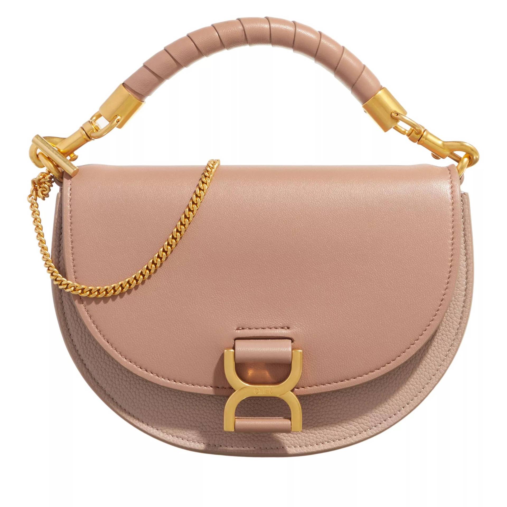 Chloé Umhängetasche - Marcie Chain Flap Bag - Gr. unisize - in Rosa - für Damen von Chloé