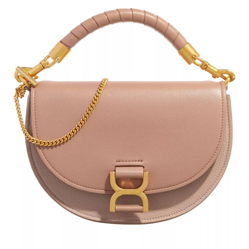 Chloé Schultertasche - Marcie Chain Flap Bag - Gr. unisize - in Rosa - für Damen von Chloé