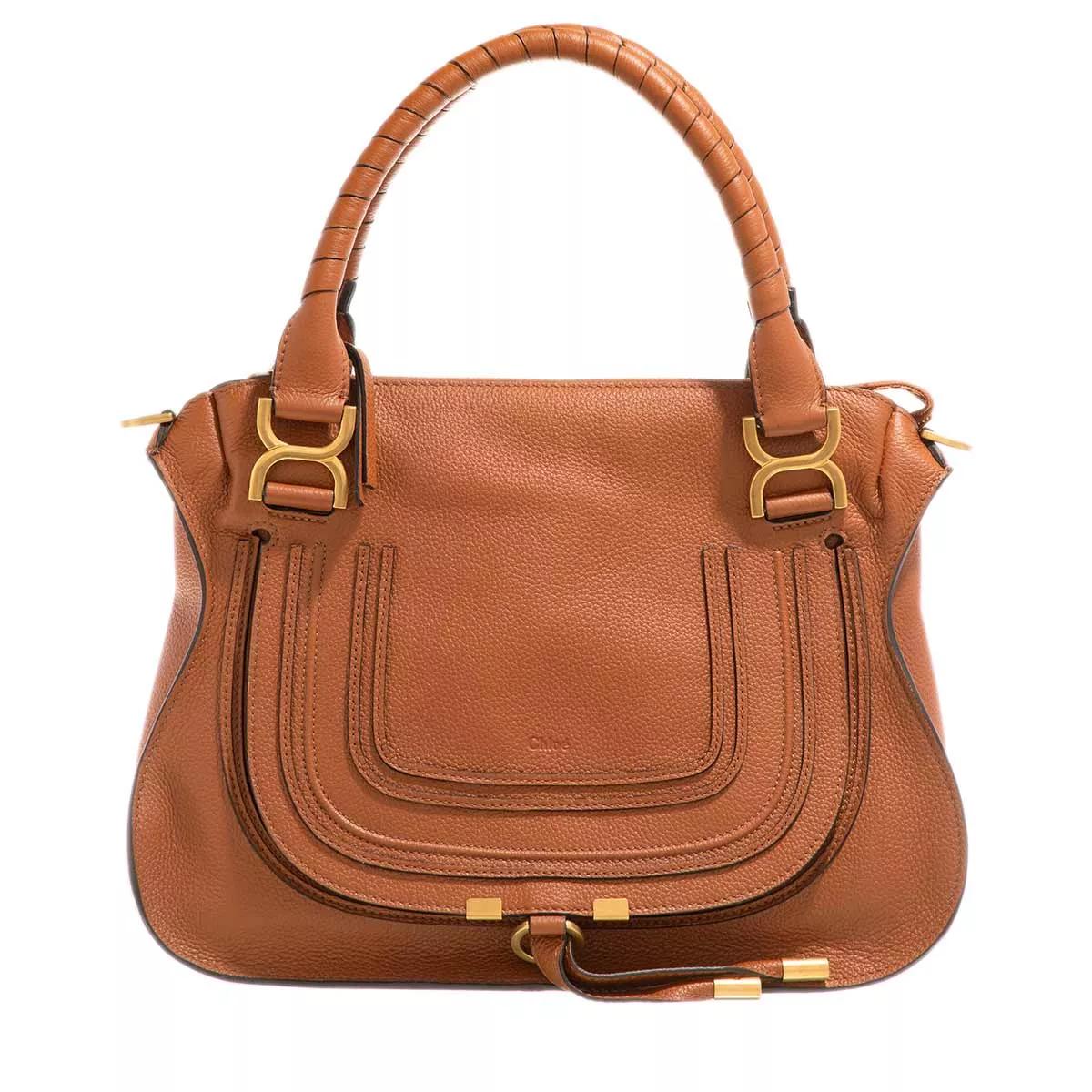 Chloé Umhängetasche - Marcie - Gr. unisize - in Cognacbraun - für Damen von Chloé