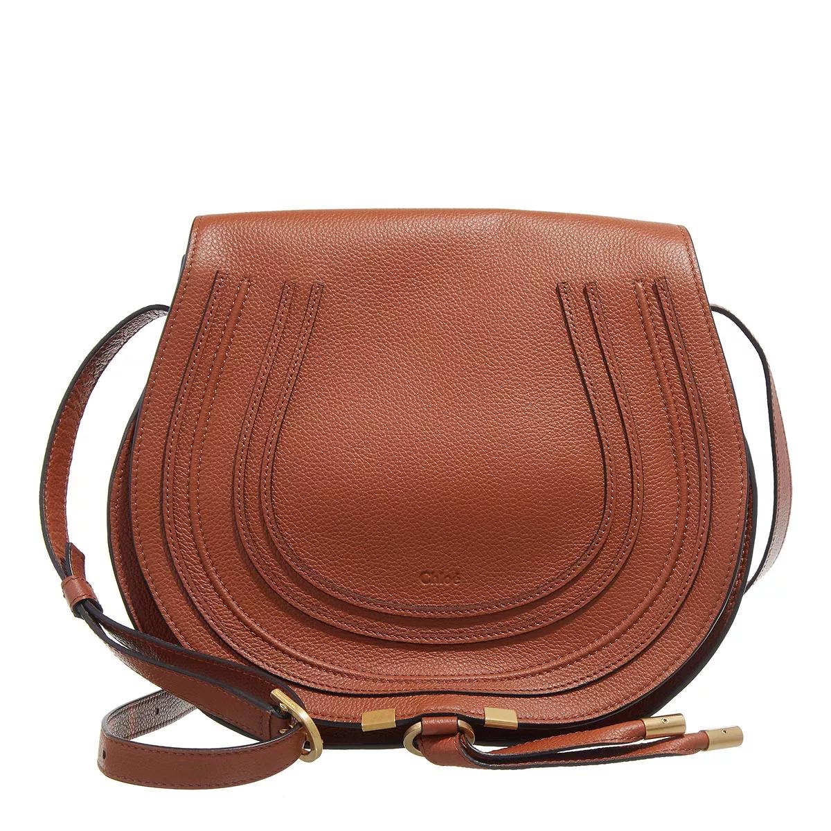 Chloé Umhängetasche - Marcie - Gr. unisize - in Cognacbraun - für Damen von Chloé