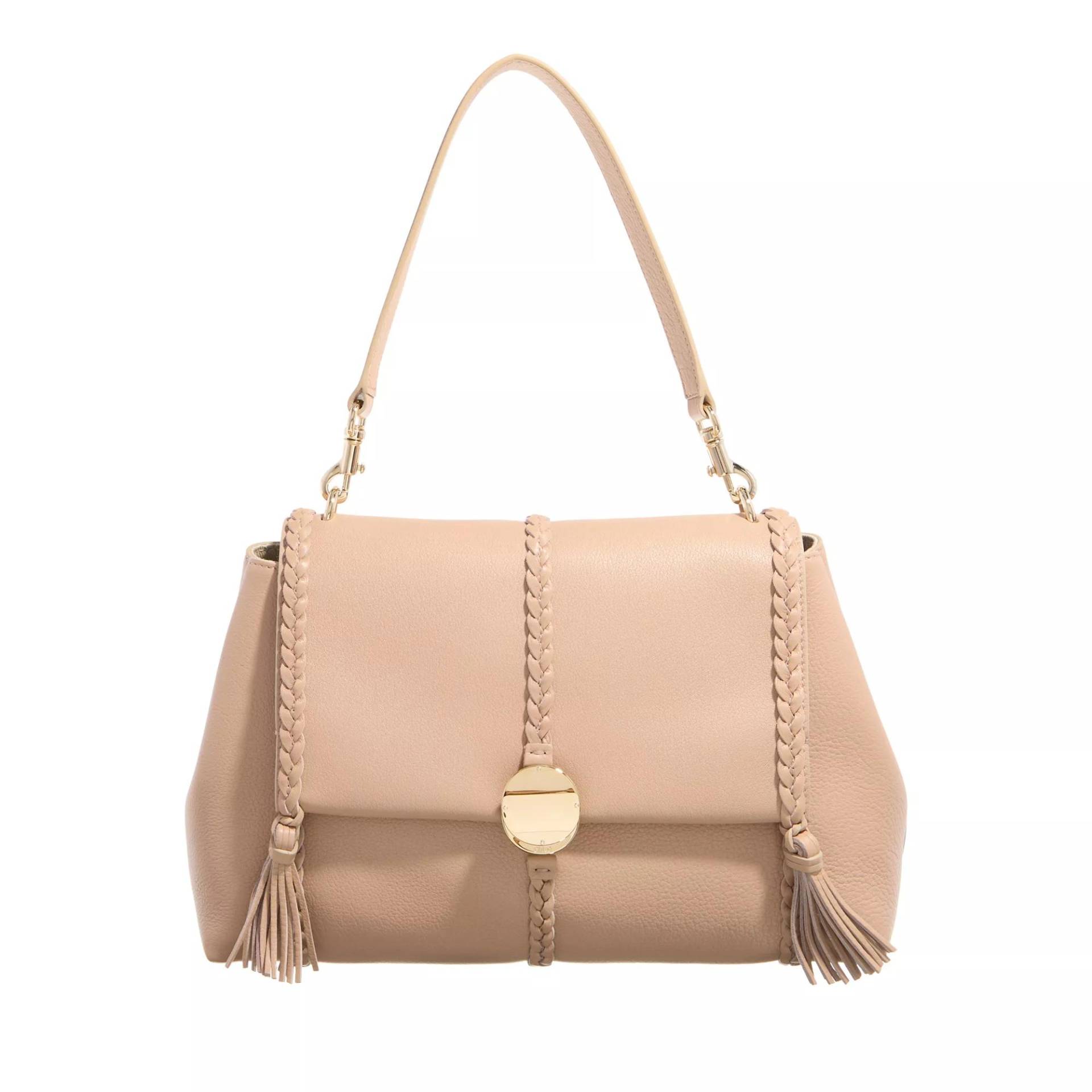 Chloé Schultertasche - Shoulder Bag Leather - Gr. unisize - in Beige - für Damen von Chloé