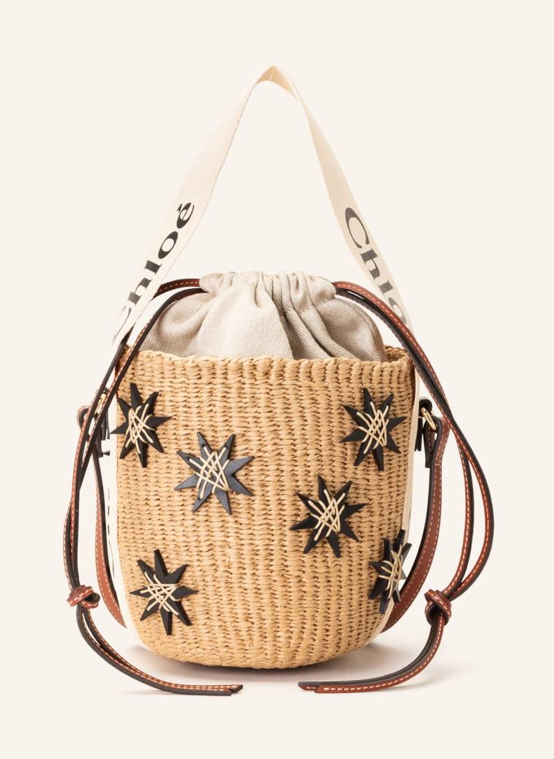 Chloé Umhängetasche Woody Small braun von Chloé