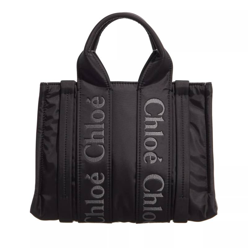 Chloé Umhängetasche - Woody Tote Bag - Gr. unisize - in Schwarz - für Damen von Chloé