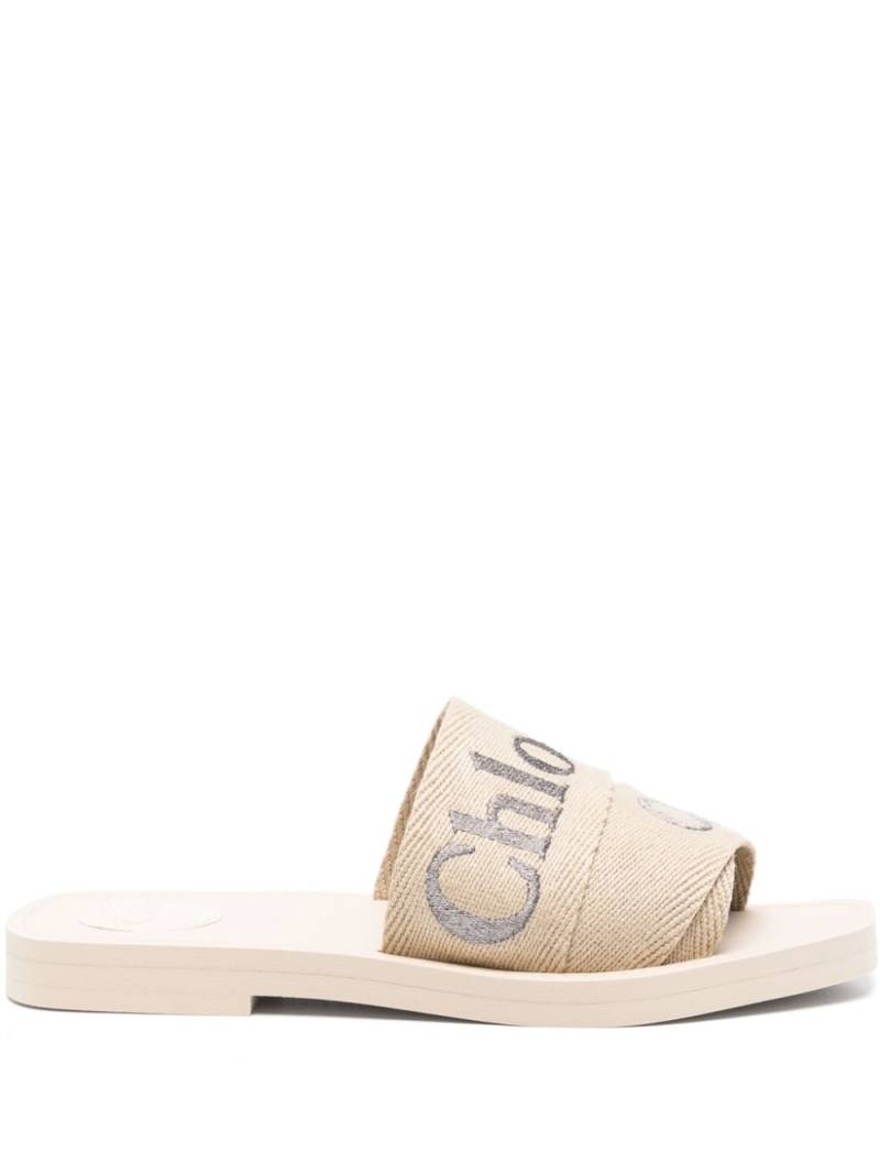 Chloé Woody slides - Neutrals von Chloé