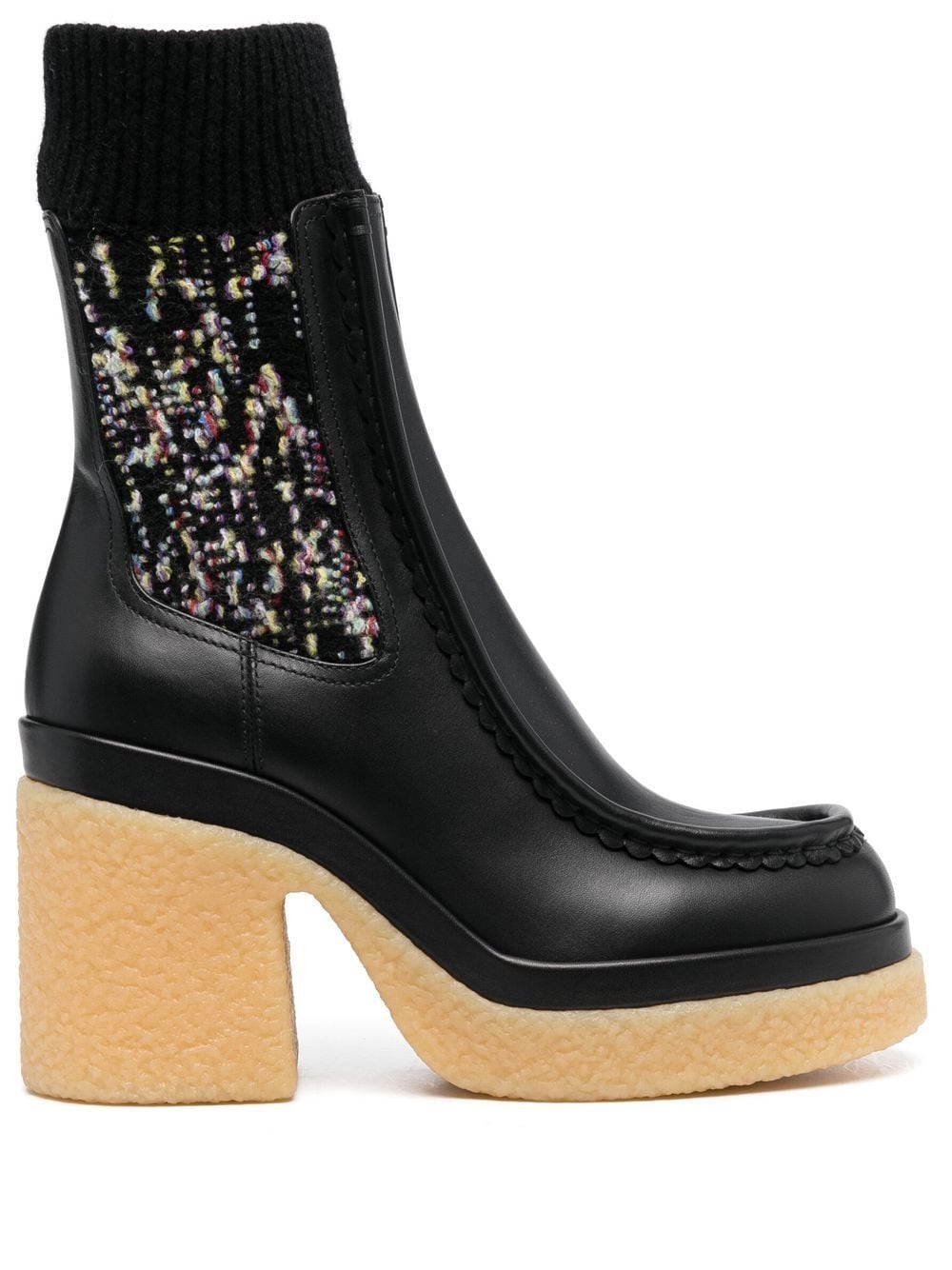 Chloé chunky 100mm boots - Black von Chloé