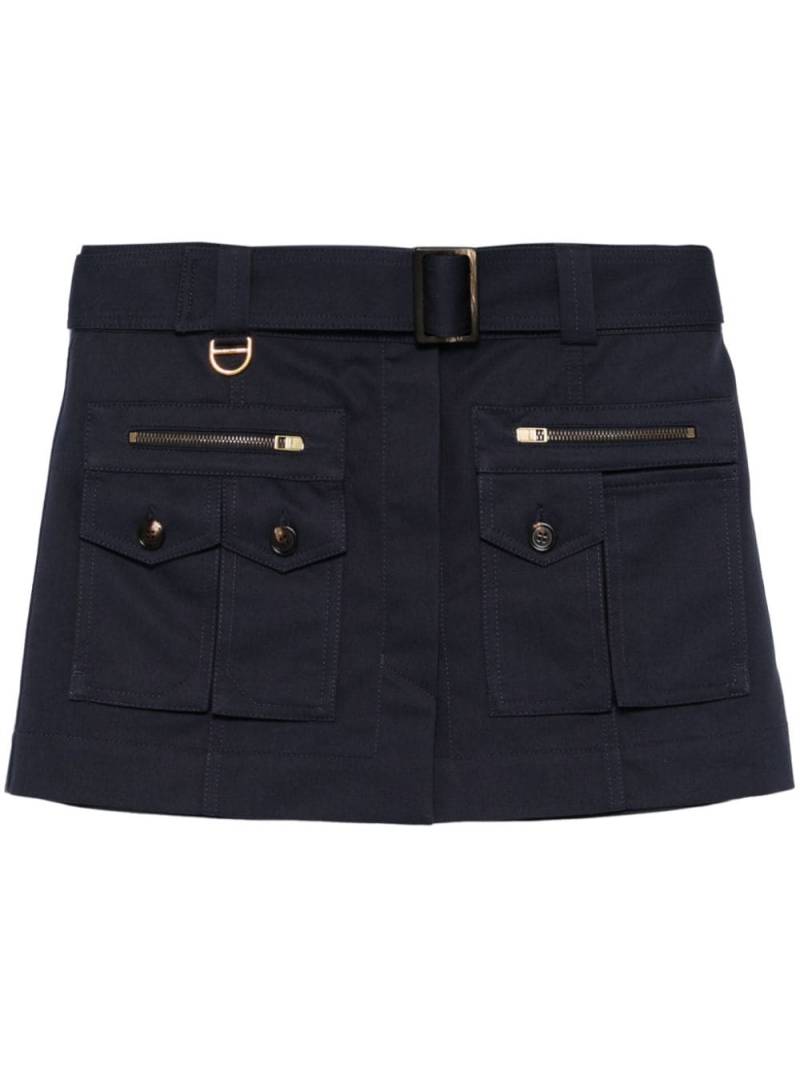 Chloé cotton mini skirt - Blue von Chloé