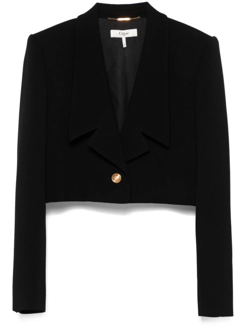 Chloé cropped Spencer jacket - Black von Chloé