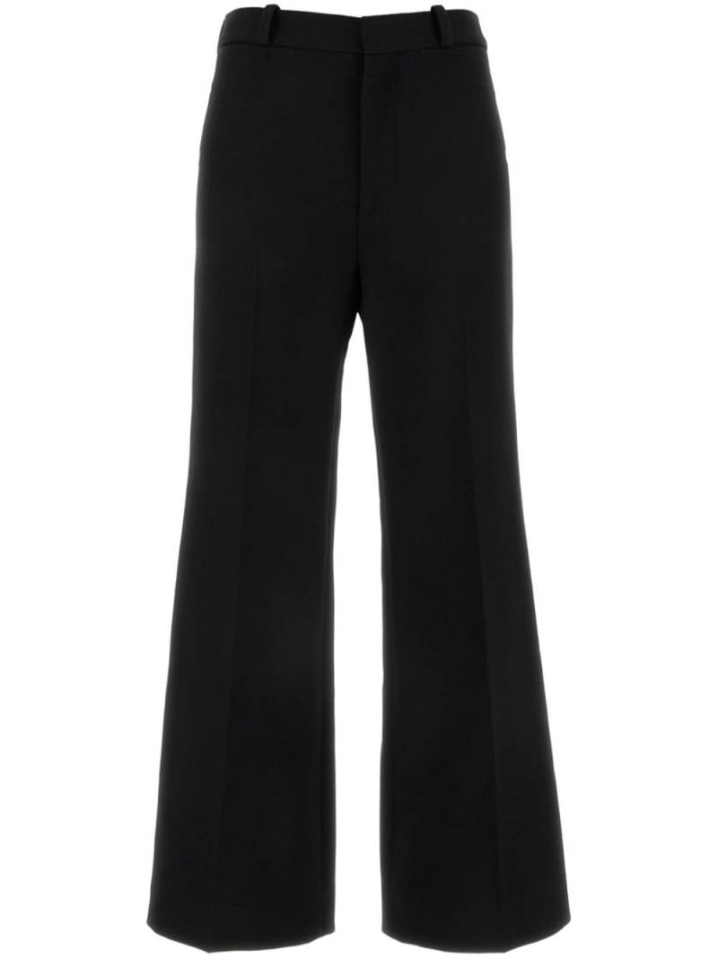 Chloé cropped bootcut trousers - Black von Chloé