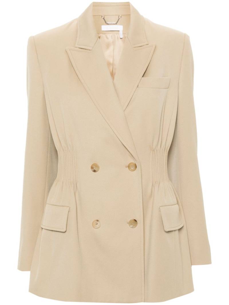 Chloé double-breasted blazer - Neutrals von Chloé