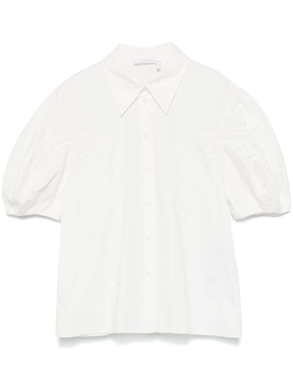 Chloé embroidered-motif shirt - White von Chloé