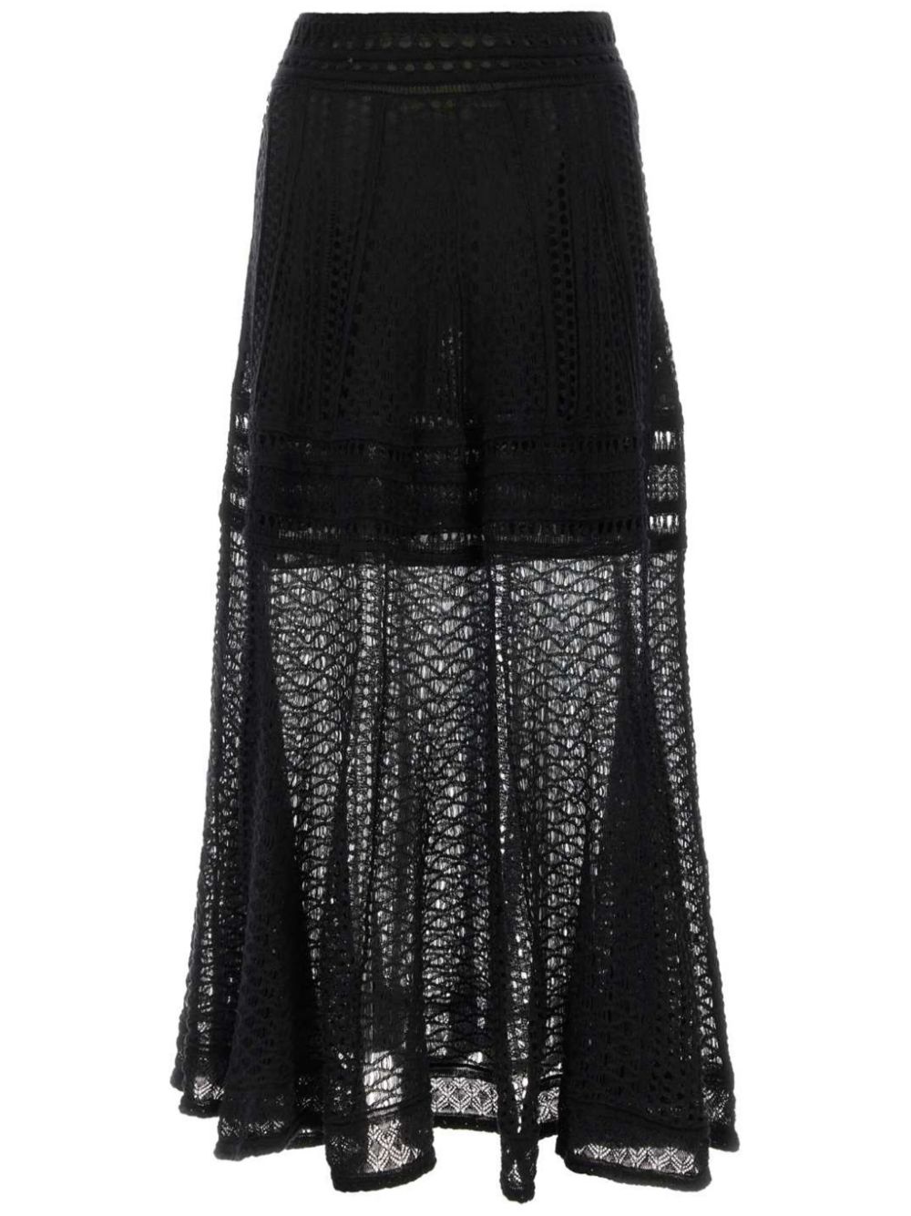 Chloé flared maxi skirt - Black von Chloé