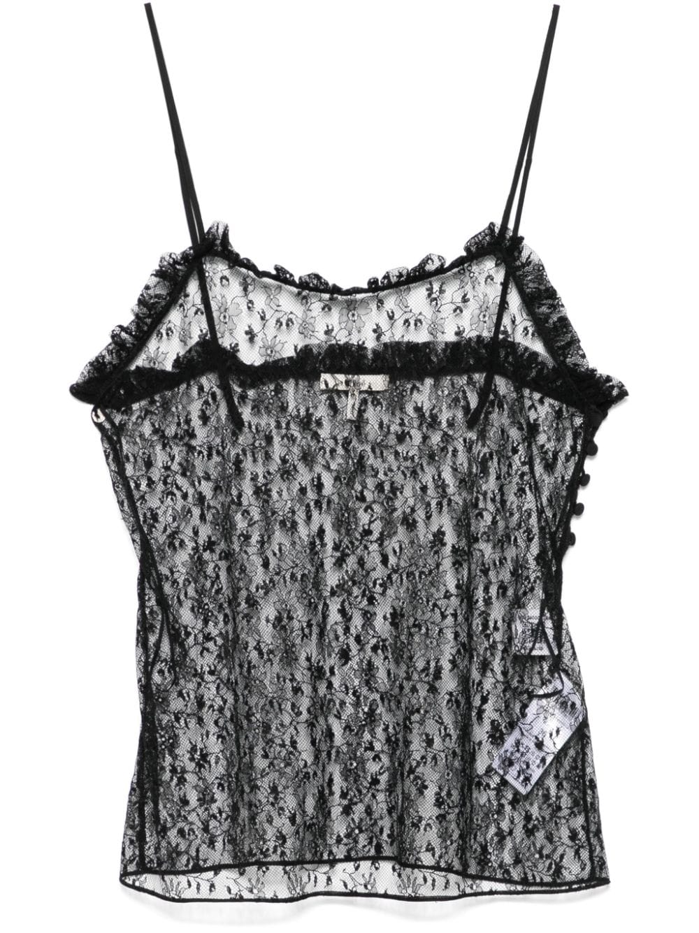 Chloé floral lace top - Black von Chloé