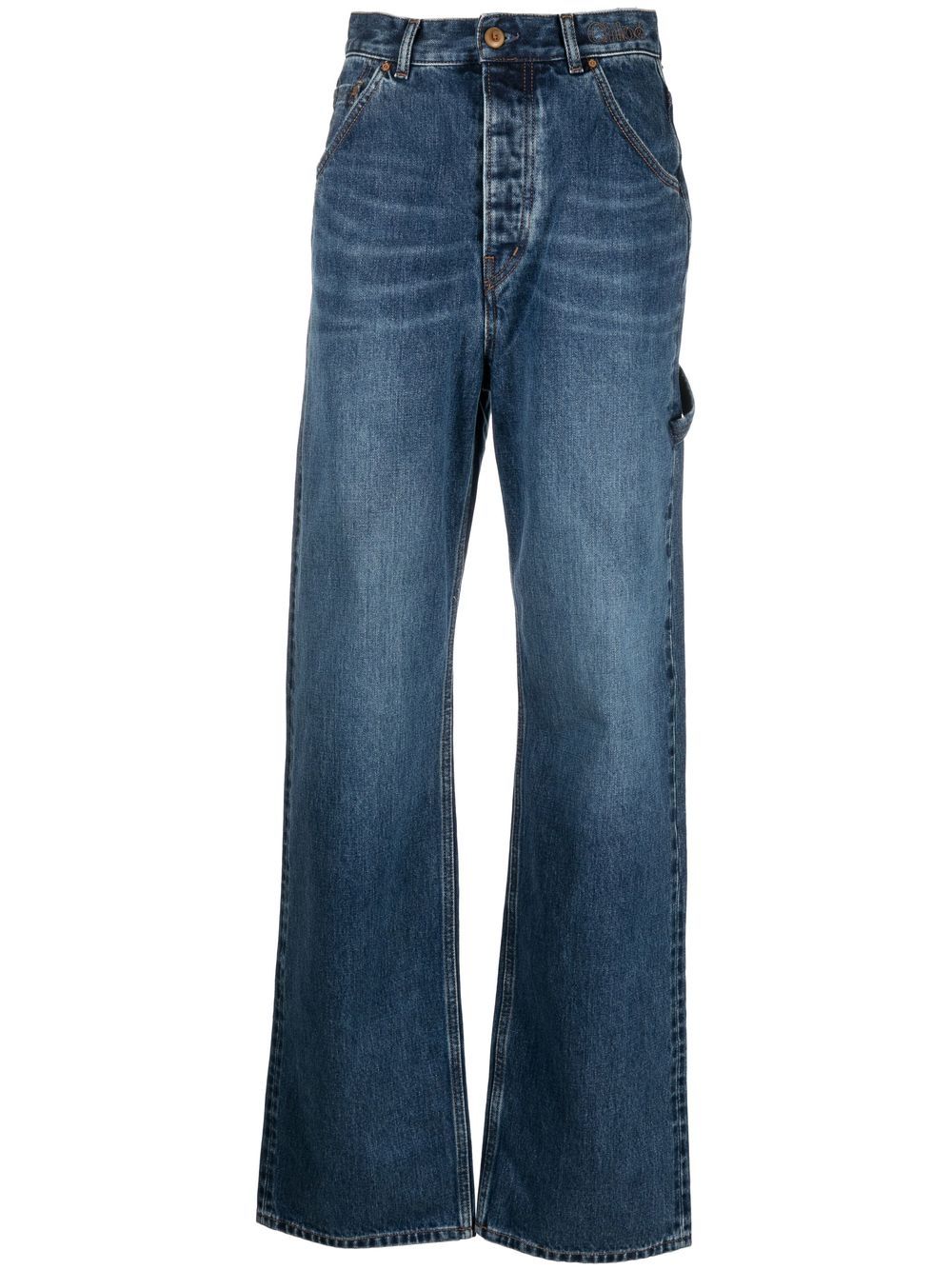Chloé high-rise wide-leg jeans - Blue von Chloé