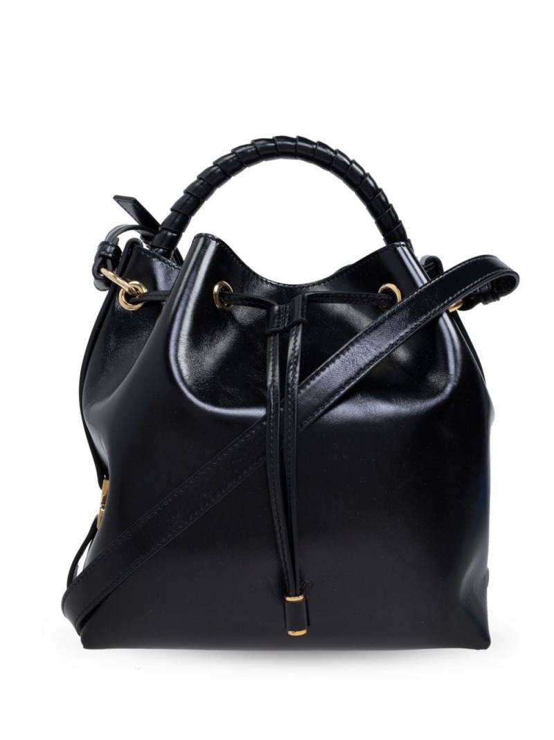 Chloé leather bucket bag - Black von Chloé