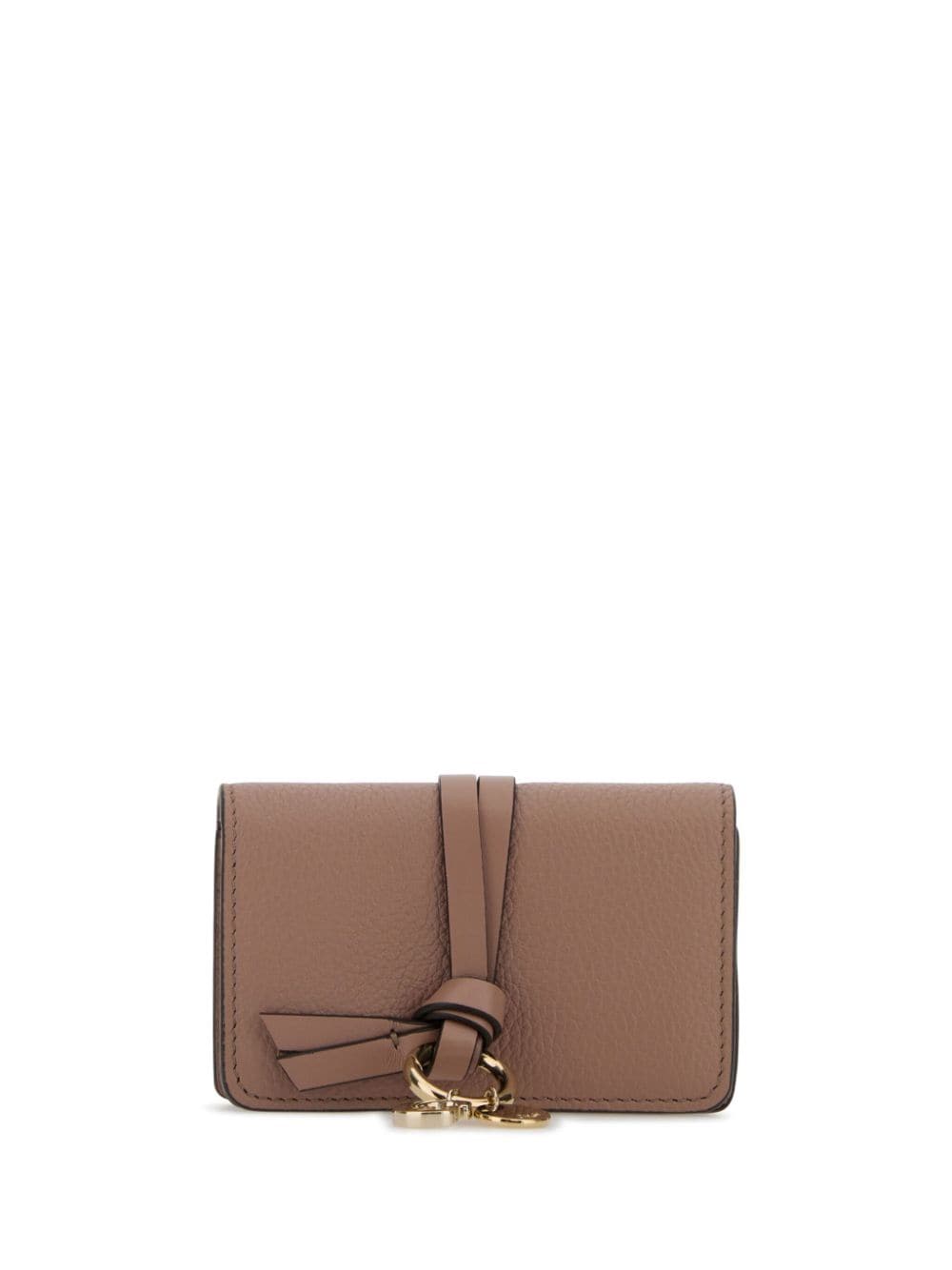 Chloé logo-charm leather wallet - Pink von Chloé