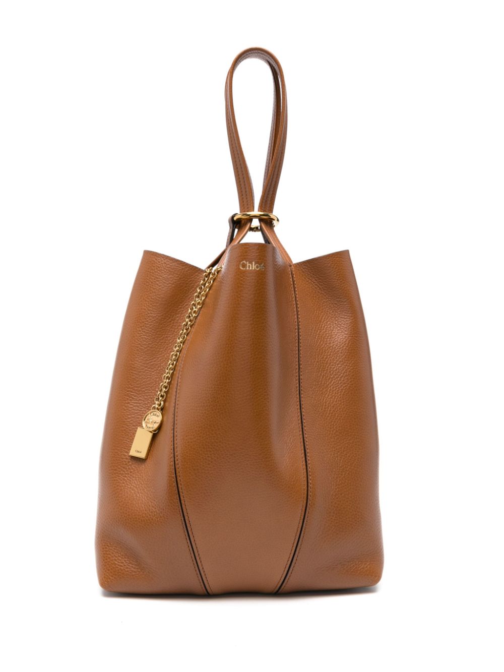 Chloé medium Spin tote bag - Brown von Chloé