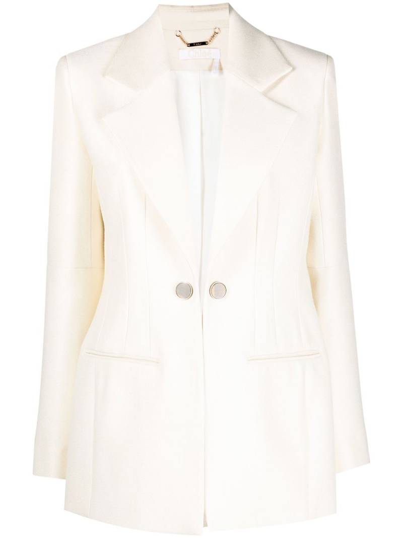 Chloé notch-lapel double-breasted blazer - Neutrals von Chloé