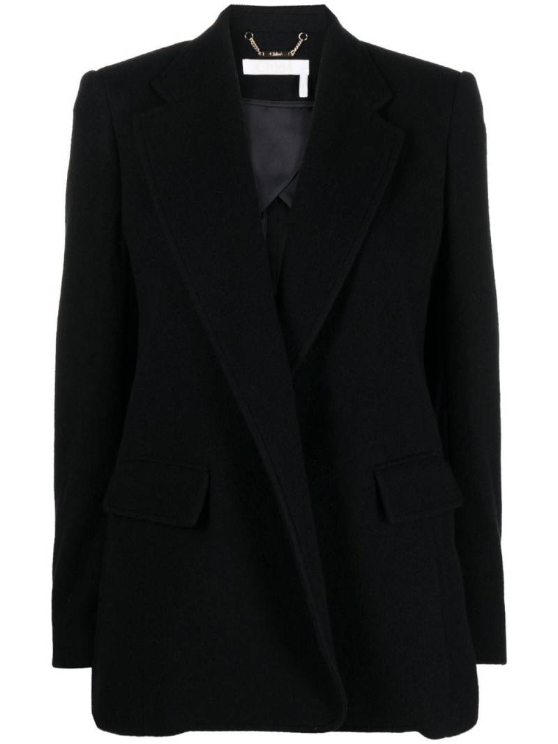 Chloé open front tailored blazer - Black von Chloé