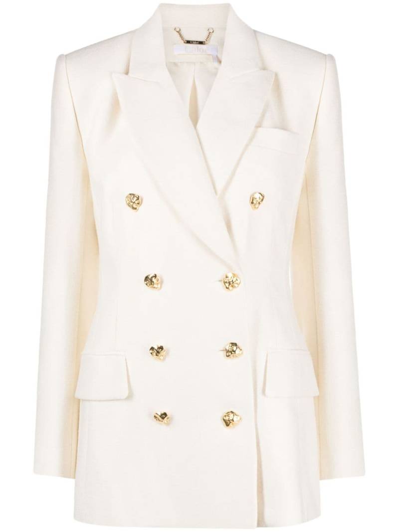 Chloé peak-lapels double-breasted blazer - Neutrals von Chloé