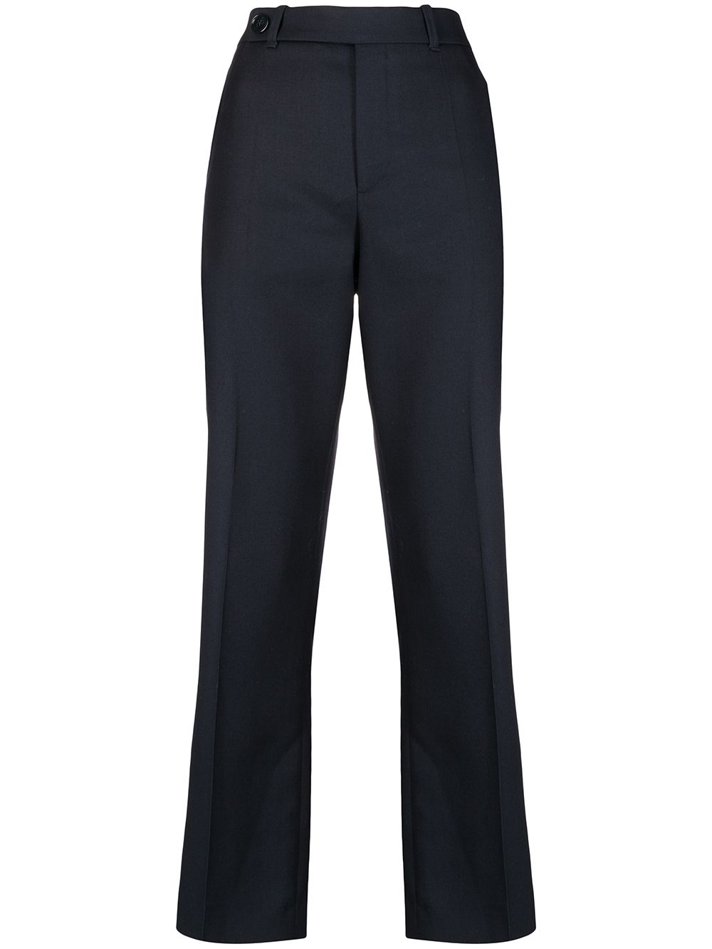 Chloé pressed-crease four-pocket tailored trousers - Blue von Chloé