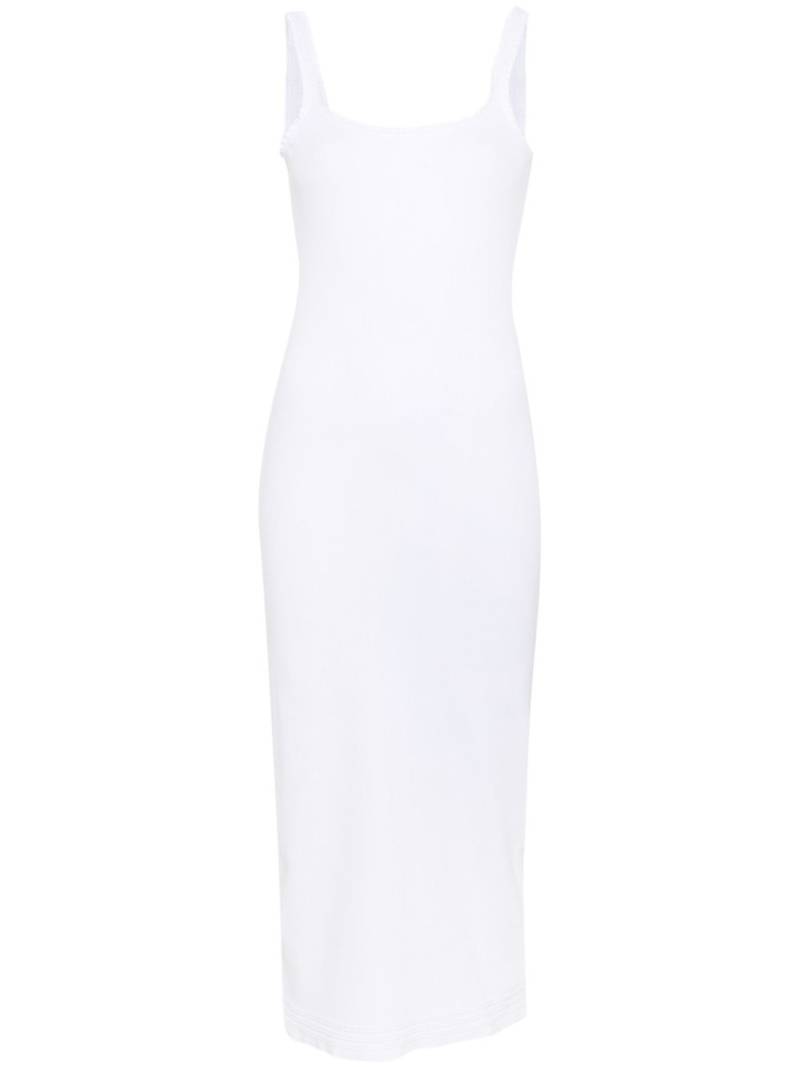 Chloé ruffled stretch-cotton dress - White von Chloé