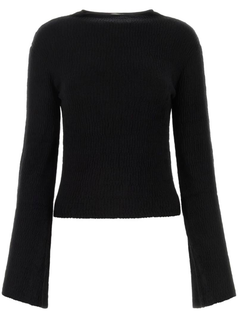 Chloé silk-blend knitted jumper - Black von Chloé