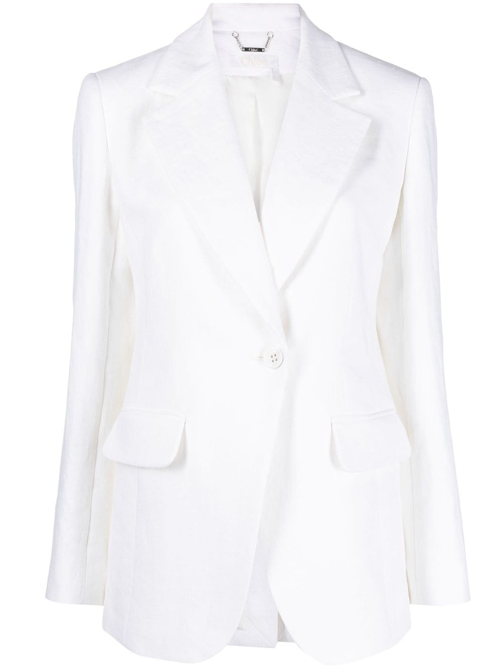 Chloé single-breasted blazer - White von Chloé