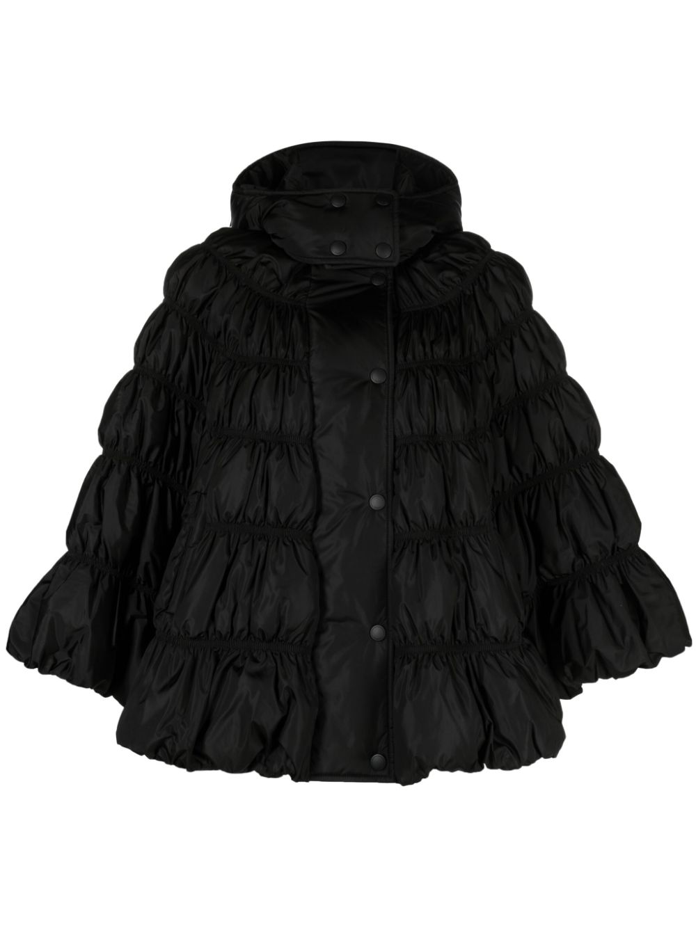 Chloé slouch-hood padded-design jacket - Black von Chloé