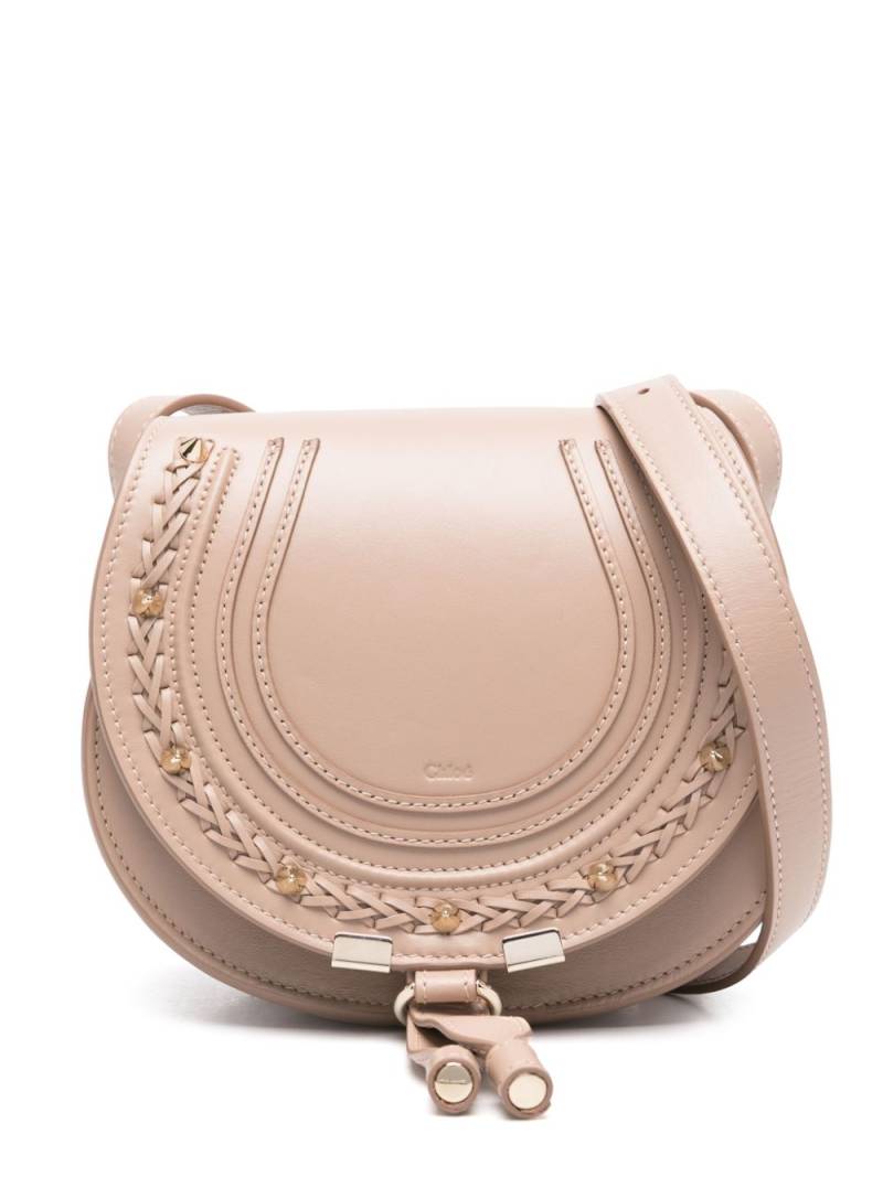 Chloé small Marcie cross body bag - Brown von Chloé