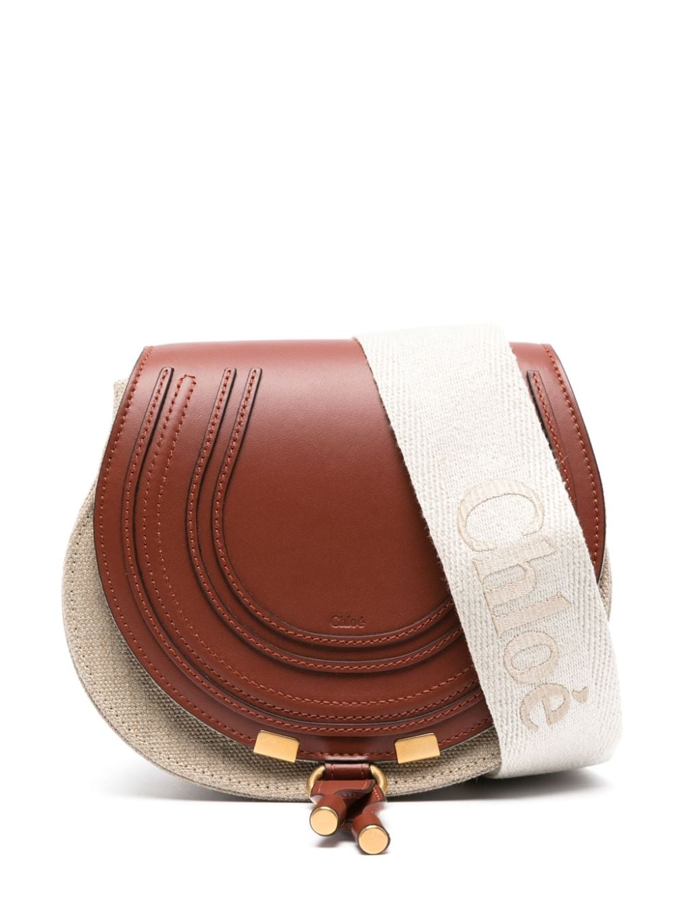 Chloé small Marcie shoulder bag - Neutrals von Chloé