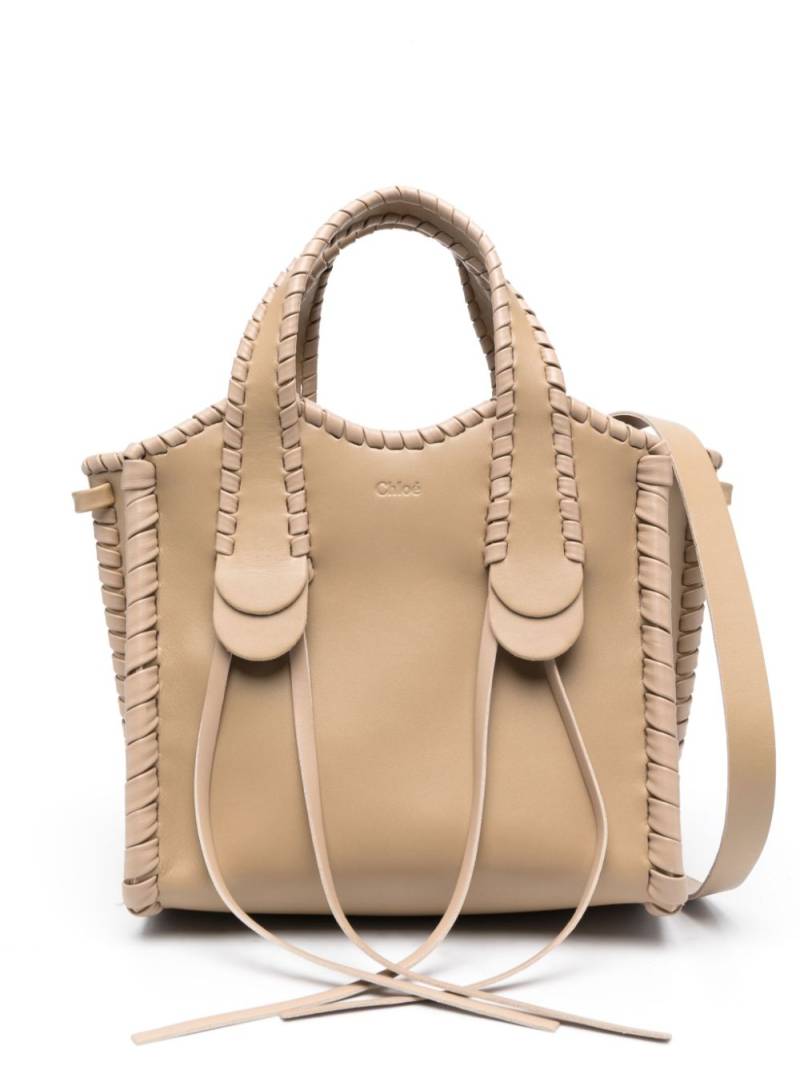 Chloé small Mony tote bag - Brown von Chloé