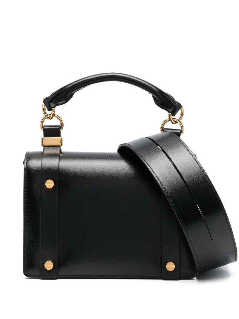 Chloé small Ora flap tote bag - Black von Chloé