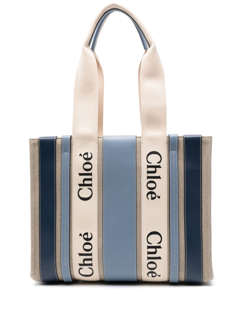 Chloé small Woody tote bag - Neutrals von Chloé