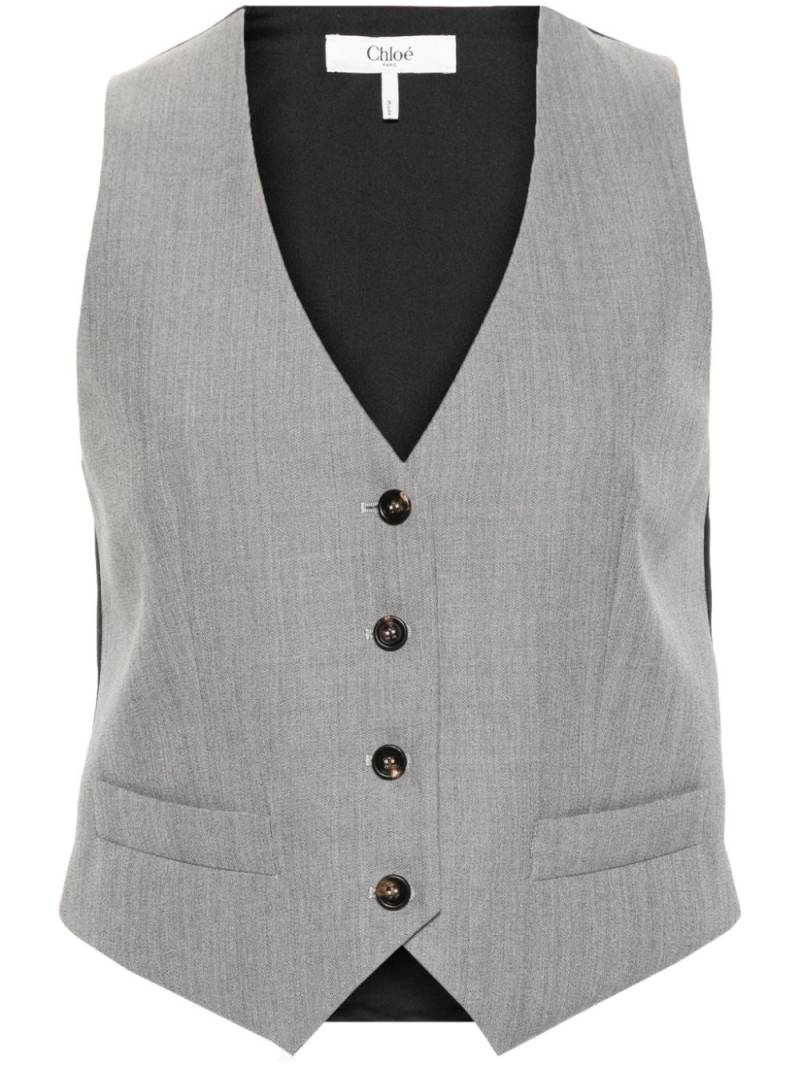 Chloé tailored waistcoat - Grey von Chloé