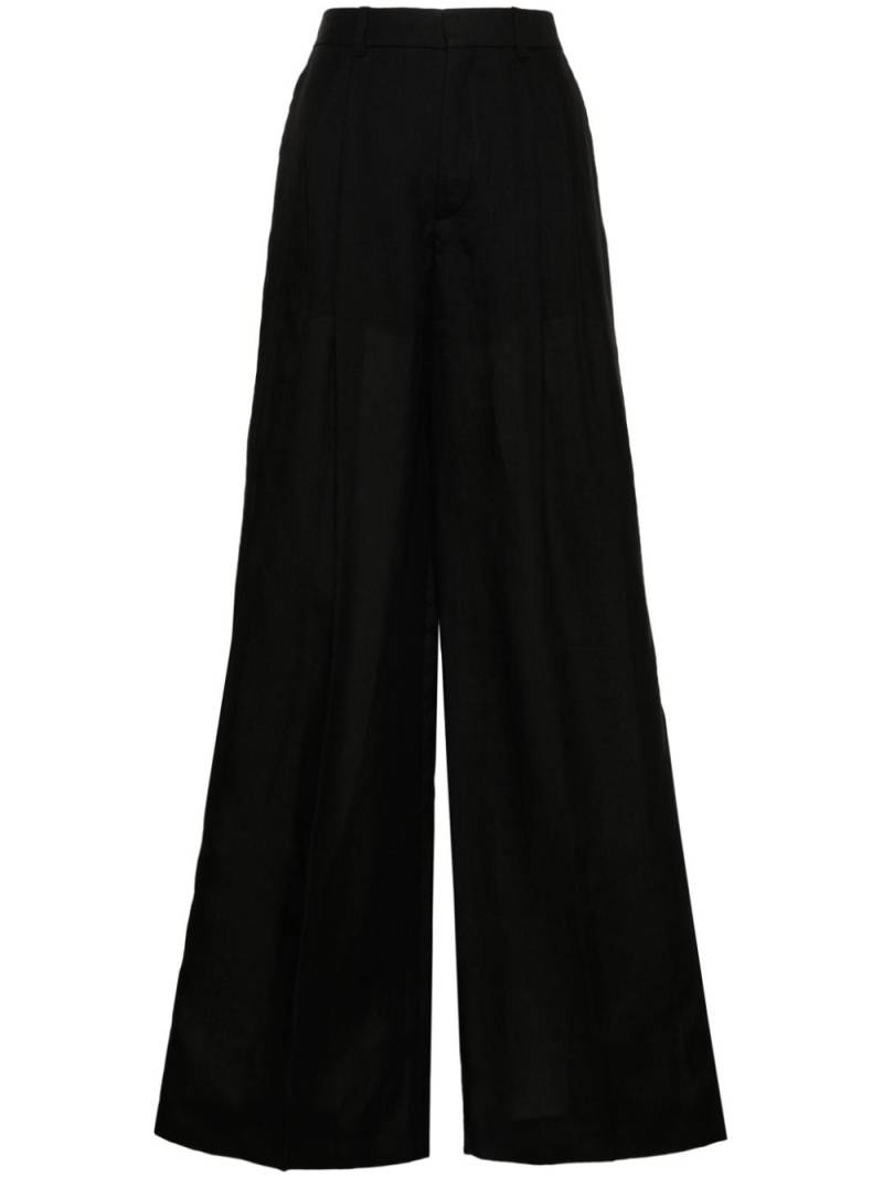 Chloé wide-leg sailor trousers - Black von Chloé