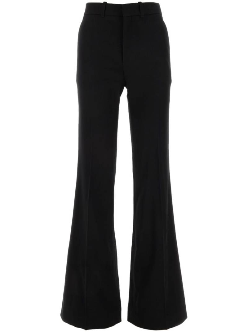 Chloé wool flared trousers - Black von Chloé