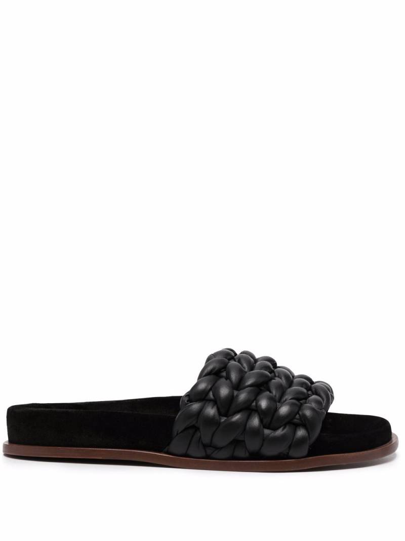 Chloé woven strap sandals - Black von Chloé