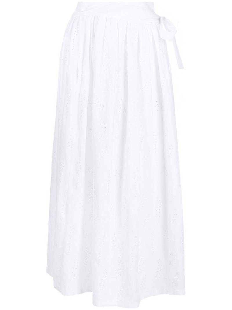 Chloé x ERES Paloma broderie-anglaise skirt - White von Chloé