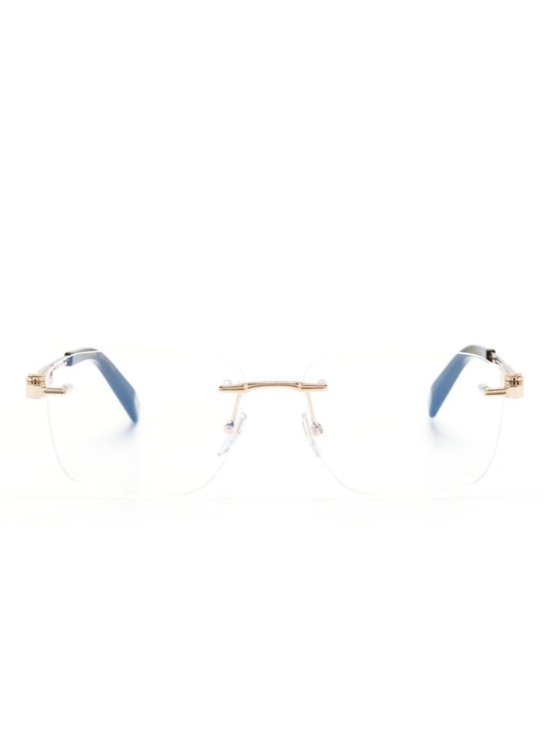 Chopard Eyewear rectangle-frame glasses - Gold von Chopard Eyewear