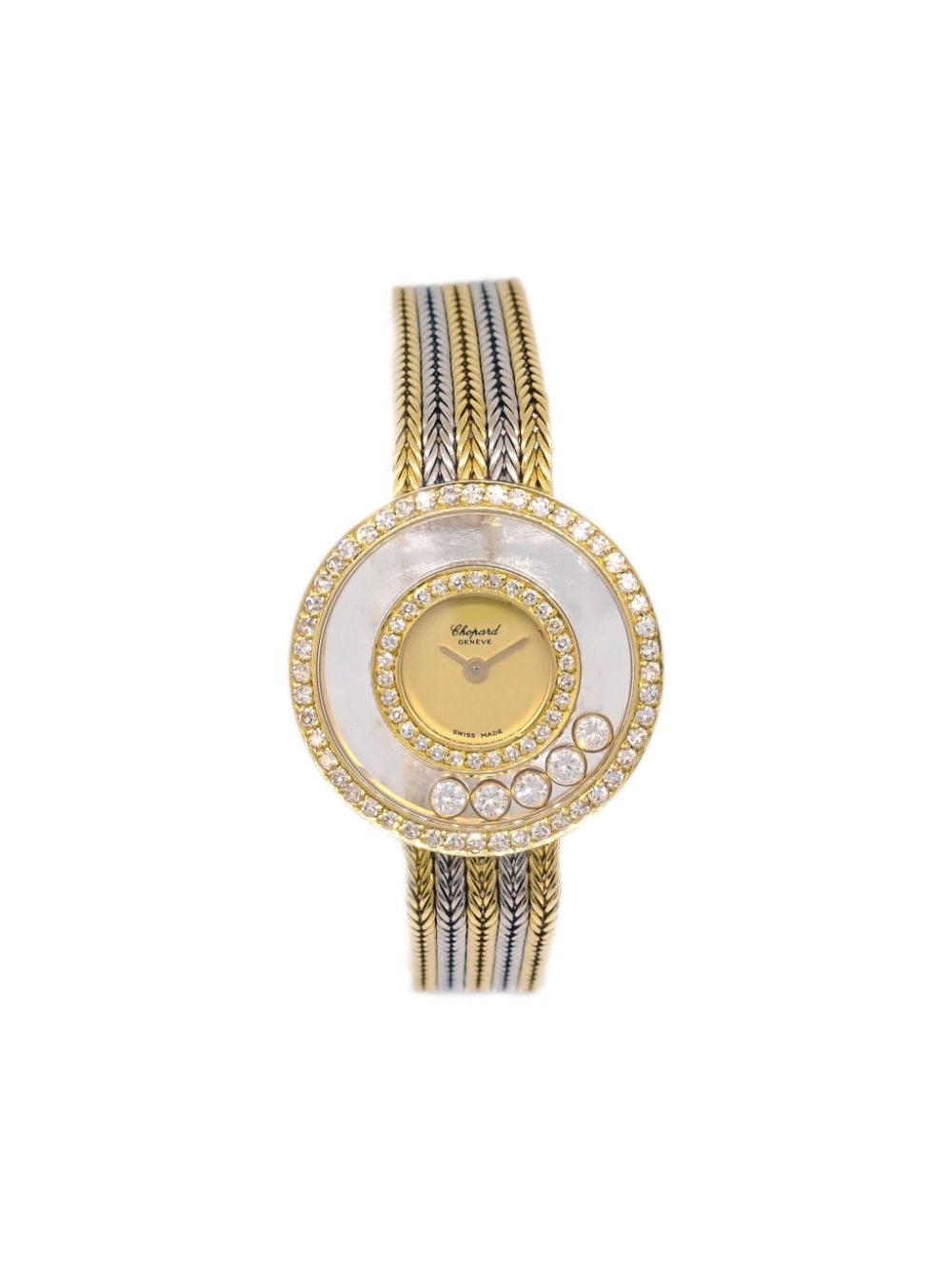 Chopard Pre-Owned 1980-1990 pre-owned Happy Diamonds 23mm - Gold von Chopard Pre-Owned