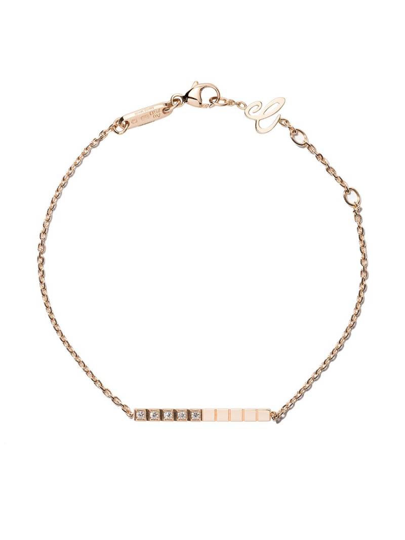 Chopard 18kt rose gold Ice Cube Pure diamond bracelet - Pink von Chopard