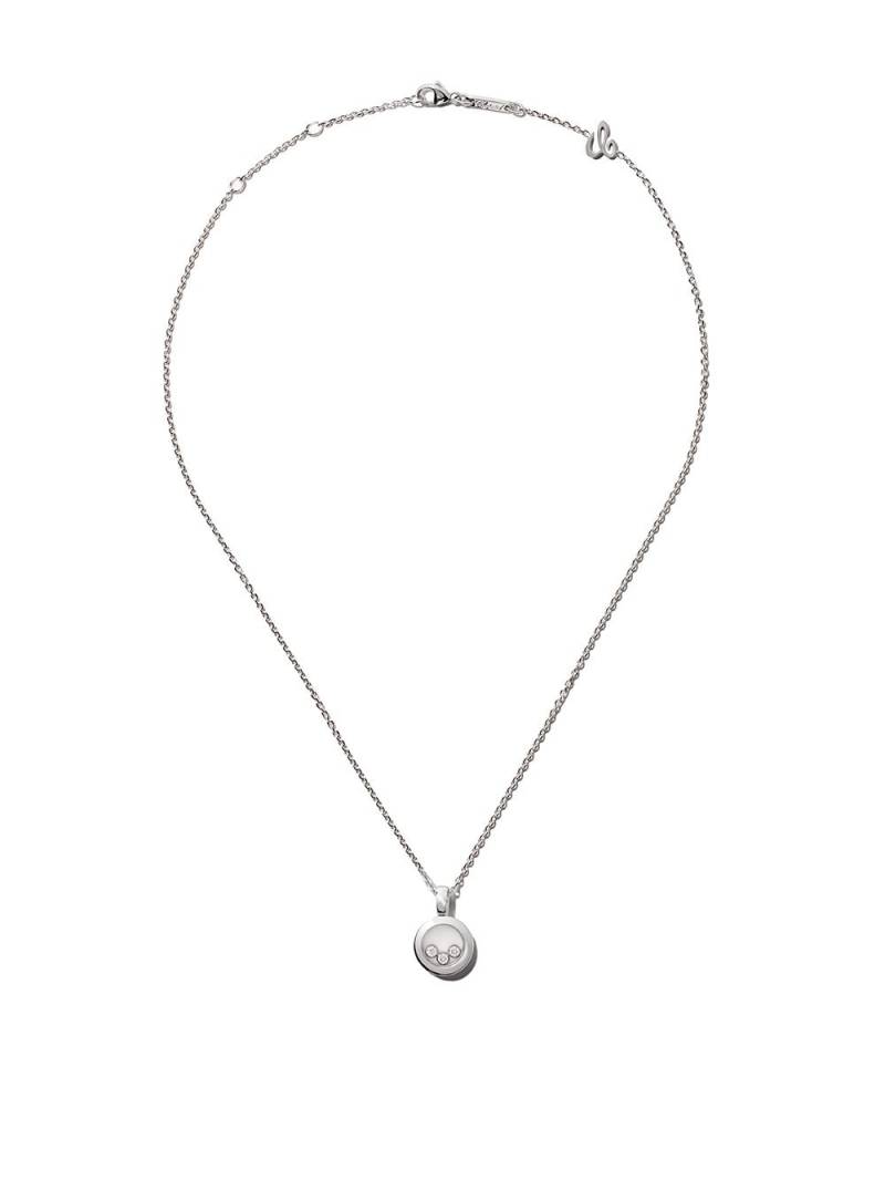 Chopard 18kt white gold Happy Diamonds Icons necklace - Silver von Chopard