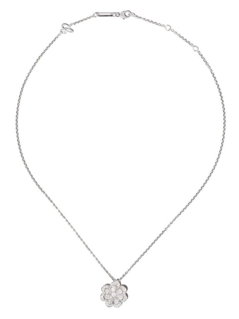 Chopard 18kt white gold Precious Lace Mini-Frou-Frou diamond necklace - Silver von Chopard