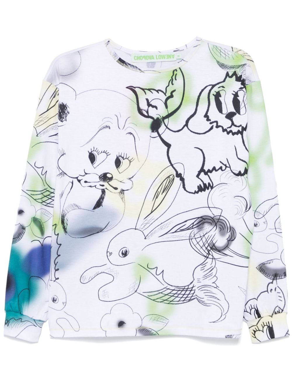 Chopova Lowena Doodle Bear T-shirt - White von Chopova Lowena