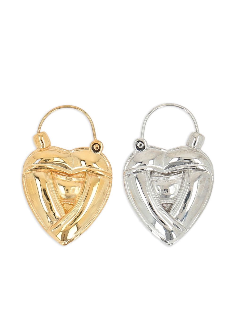 Chopova Lowena Knot Heart earrings - Gold von Chopova Lowena