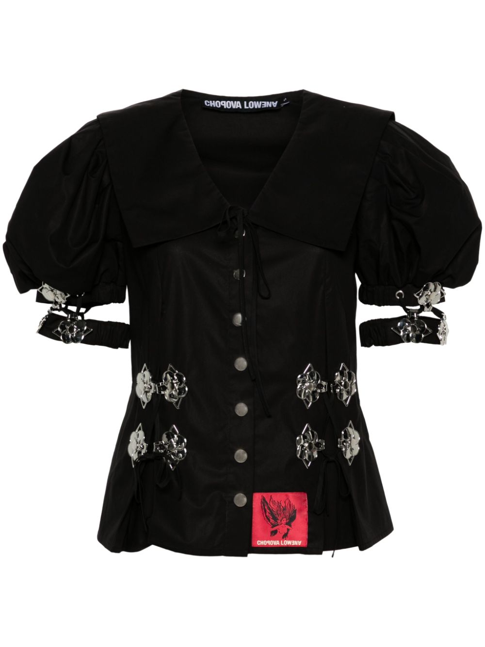 Chopova Lowena Star Knot shirt - Black von Chopova Lowena