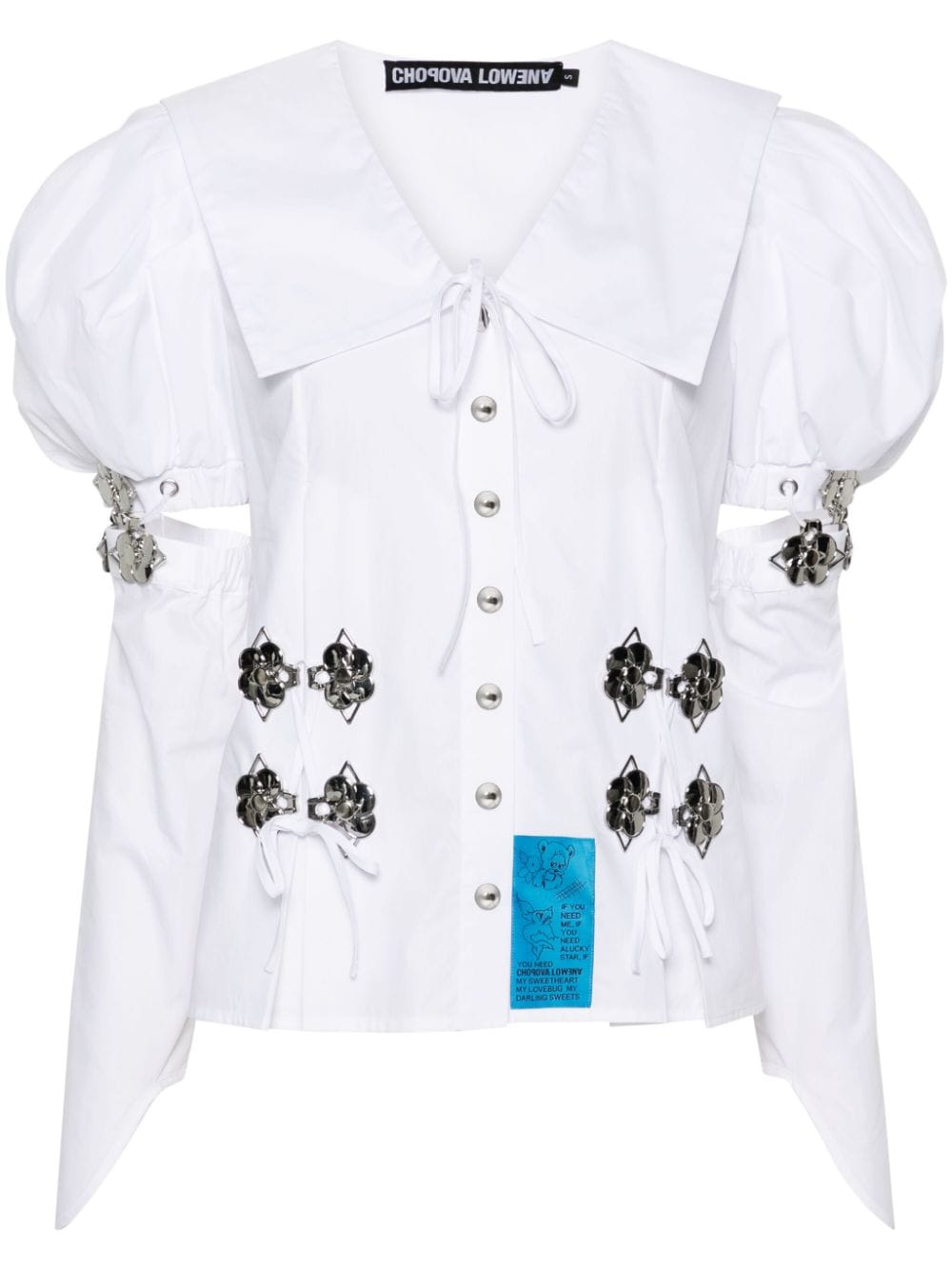 Chopova Lowena Star Knot shirt - White von Chopova Lowena